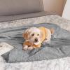imageNICETOWN Waterproof Dog Blanket Bed Cover Sherpla Fleece Cozy Plush Bed Large Dog Blanket for Couch Sofa Floor Protecting Pet Day for Present 50quot W x 60quot L Light GreyLight Grey