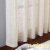 imageNICETOWN White Sheer Linen Curtains for Windows 84 inch Length Grommet Top Semi Sheer Vertical Drapes Privacy with Light Filter for BedroomLiving RoomSliding Door 52 inch Wide 2 PCsBeige