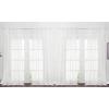 imageNICETOWN 4 Pieces Sheer White Curtains 84  Window Treatment Rod Pocket Tulle Voile DrapePanel Sets for Patio Door 4 Panels W60 x L84Ivory