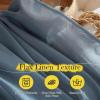 imageNICETOWN Linen Curtains for Windows 84 inch Length Rod Pocket ampamp Back Tab Semi Sheer Linen Curtains ampamp Drapes Privacy with Light Through for BedroomLiving Room Natural W52 x L84 2 PiecesStone Blue