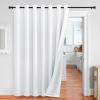 imageNICETOWN Lower PM25 Particles Full Shading Curtains Super HeavyDuty Noise Absorb Lined Blackout Curtains for Bedroom Privacy Window Treatment White Pack of 2 52 inches W x 95 inches LDust Filter  Grommet  Pure White