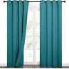 imageNICETOWN Sound Barrier 100 Blackout Divider Curtains 84quot Noise Heat and Cold Blocking Drapes with Felt Fabric Lining for Noise ReducingNurseryDaytime SleepBedroom White 2 PCs 52quot WidePeacock Teal