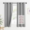 imageNICETOWN Sound Barrier 100 Blackout Divider Curtains 84quot Noise Heat and Cold Blocking Drapes with Felt Fabric Lining for Noise ReducingNurseryDaytime SleepBedroom White 2 PCs 52quot WideSilver Grey