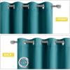 imageNICETOWN Sound Barrier 100 Blackout Divider Curtains 84quot Noise Heat and Cold Blocking Drapes with Felt Fabric Lining for Noise ReducingNurseryDaytime SleepBedroom White 2 PCs 52quot WidePeacock Teal