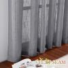 imageNICETOWN White Linen Sheer Curtains and Drapes 84 inches Long Rod Pocket ampamp Back Tab semitransparent with Light Through Vertical Window Treatments for Sliding Glass Door ampamp Living Room 52quotW Set of 2Grey