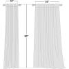 imageNICETOWN White Linen Sheer Curtains and Drapes 84 inches Long Rod Pocket ampamp Back Tab semitransparent with Light Through Vertical Window Treatments for Sliding Glass Door ampamp Living Room 52quotW Set of 2Linen Cream