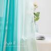 imageNICETOWN White Sheer Window Scarf 216 inch Extra Long Soft Voile Textured Bed Canopy Scarf Curtains for Event DesignsHome Decor 60 inches Wide Set of 2Ombre Teal