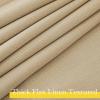 imageNICETOWN 2 Panels Faux Linen 100 Blackout Curtains for Living Room Rod PocketBack TabHook Belt Room Darkening Window Treatment with Liner Thermal Curtains for Bedroom Natural W50 x L96Oatmeal