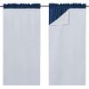 imageNICETOWN White Blackout Curtain Liners for Window  Noise Reducing Light Blocking Liner for 84 inch Curtains Set of 2 Each is 27quot x 80quot Hooks Included Greyish WhiteGreyish White