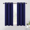 imageNICETOWN Blackout Curtains ampamp Drapes for Bedroom Royal Blue W34 x L40 Set of 2 Triple Weave Grommet Top Thermal Insulated Light Blocking Panels for BathroomLiving Room