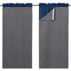 imageNICETOWN White Blackout Curtain Liners for Window  Noise Reducing Light Blocking Liner for 84 inch Curtains Set of 2 Each is 27quot x 80quot Hooks Included Greyish WhiteGrey