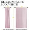 imageNICETOWN Living Room Curtains for Window  Energy Efficient ampamp Noise Reducing Thermal Insulated Rod Pocket Blackout DrapesDraperies for Living Room Baby Pink 2 Panels W52 inches x L84 inches
