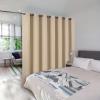 imageNICETOWN Extra Wide Patio Door Curtain  Energy Smart ampamp Noise Reducing Grommet Thermal Insulated Wide Width Drapes Sliding Door Curtain for GuestroomBiscotti Beige W100 x L84