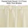 imageNICETOWN Half Window Curtains  Thermal Insulated Rod Pocket Blackout Curtain Tiers for Kids Nursery Kitchen Dining Bathroom Laundry 34 inch Wide x 36 inch Long Greyish White 1 PairLight Beige