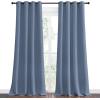 imageNICETOWN Stone Blue Room Darkening Curtain Panels 108quot Length for Bedroom Living Room 55quot Width 2 Pieces Thermal Insulated Blackout Draperies for Home Decoration Total Privacy