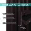 imageNICETOWN 100 Blackout Short Curtains with Black Liners 2 Panels 37quot W by 63quot L Toffee Brown Solid Thermal Insulated Full Blackout 2Layer Lined Drapes Energy Efficiency Window Drapes for Bedroom