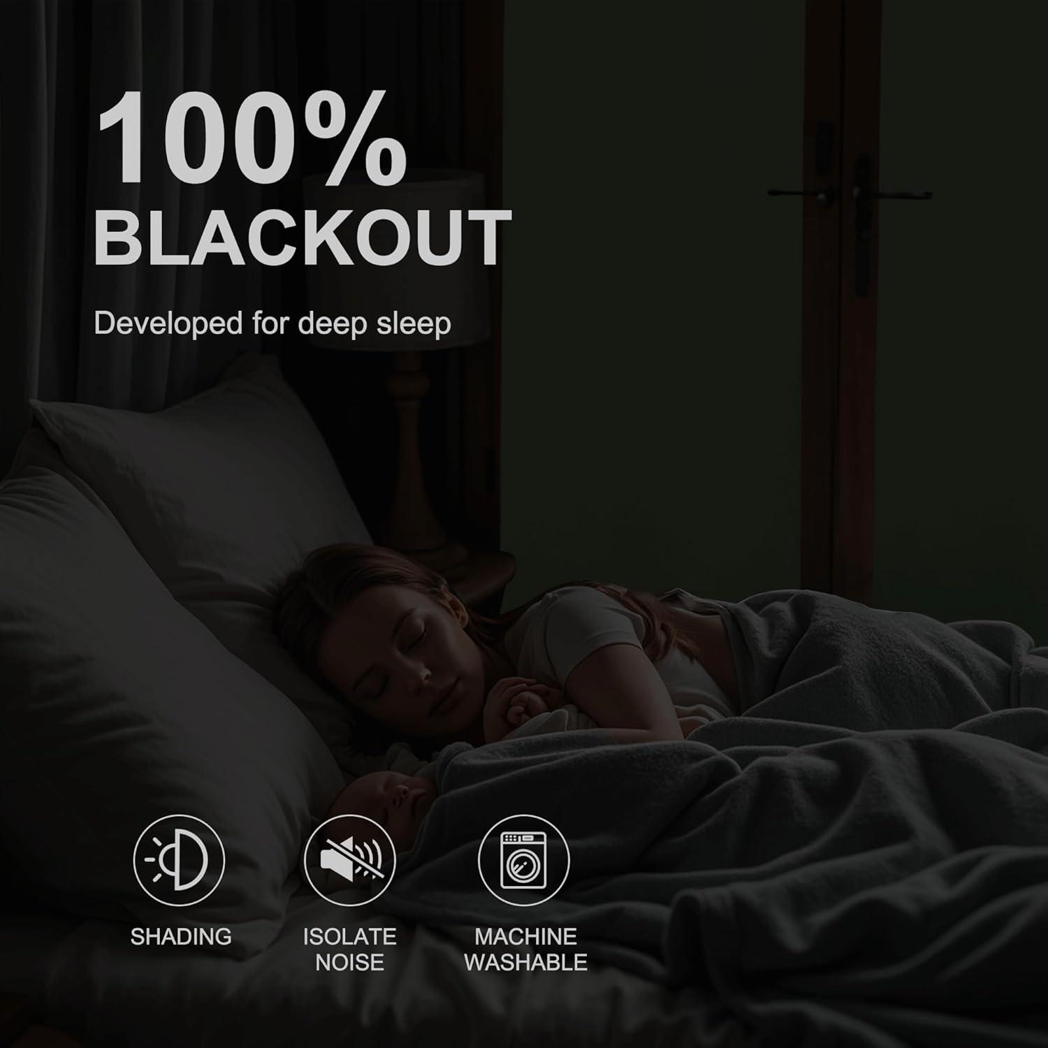 imageNICETOWN 100 Blackout French Door Curtains Privacy Curtains for Window 26 X 50 Inch Long Room Darkening Drapes Thermal Insulated Door Window Shades for Bedroom 1 Panel KhakiOlive Green