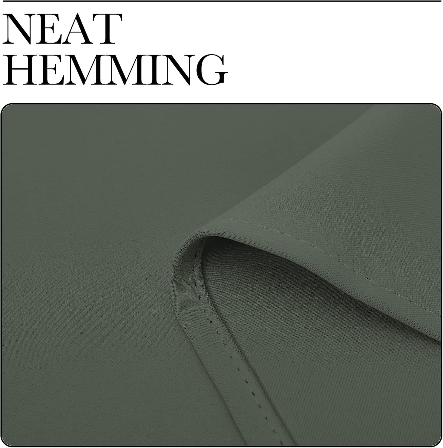 imageNICETOWN Bedroom Blackout Curtain Panel  120 inches by 90 inch Dark Mallard 1 PC Energy Saving Thermal Insulated Grommet Blackout Drapery for Patio Room Divider Curtain