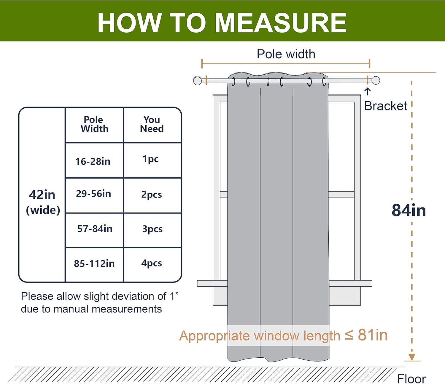 imageNICETOWN Doorway Curtains Room Darkening Curtain and Drape Energy Efficient Warmth Grommet Curtain for Office ampamp Classroom Biscotti Beige Sold Individually 42 inches Wide by 84 inches Long