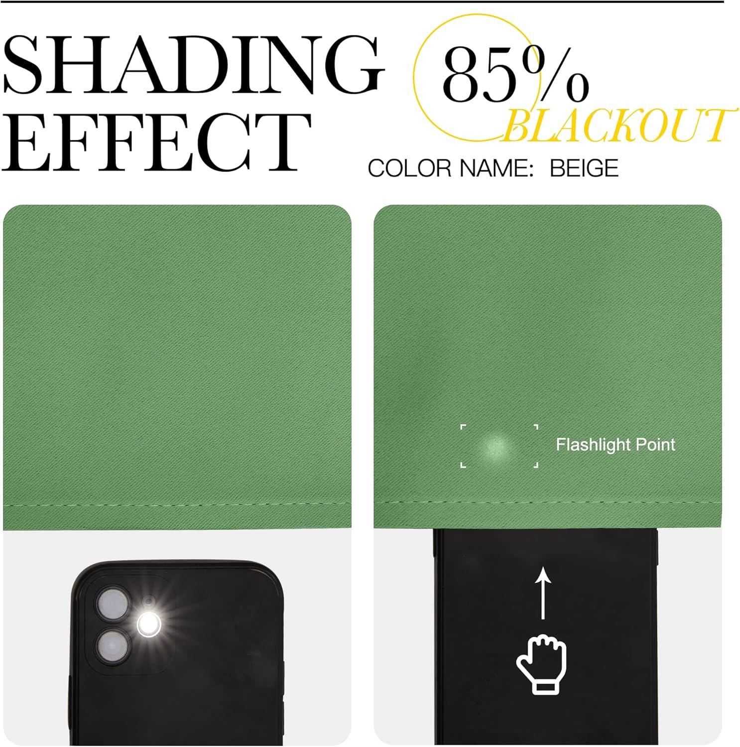 imageNICETOWN Lower Noise Room Divider Curtain Screen Partitions Forest Green 1 Panel 84quot Tall x 120quot Wide Blackout Sound Reducing Divider Room Drape for DoorwayGlass WindowSliding DoorPatio