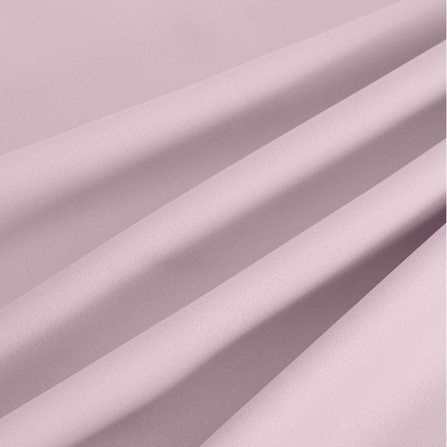 imageNICETOWN Navy Blue Blackout Panels 63 Inches Long  Grommet Thermal Insulated Shades for Living Room Yard Kids Room Laundry Pantry  1 Pair W52 x L63Baby Pink