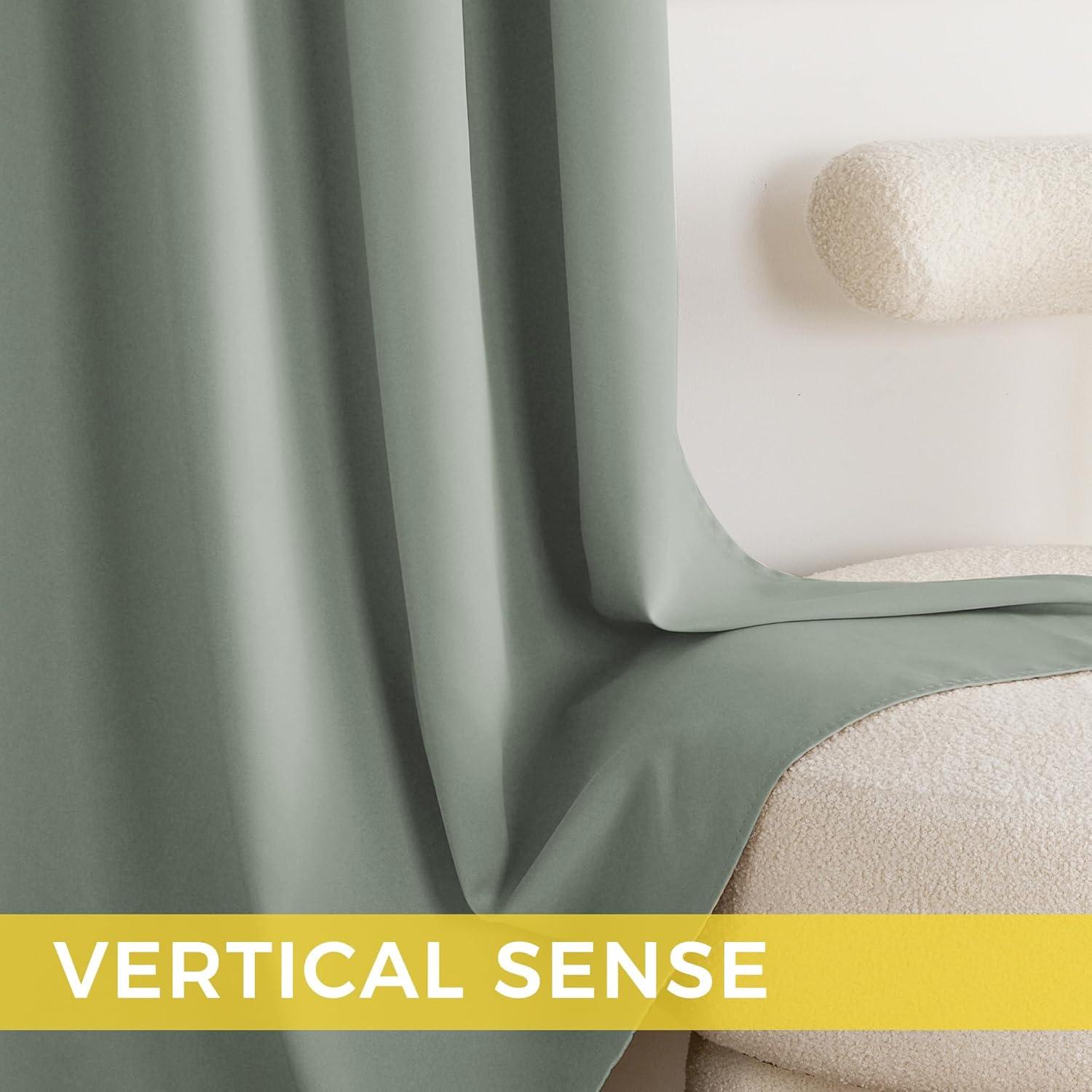 imageNICETOWN Navy Blue Blackout Panels 63 Inches Long  Grommet Thermal Insulated Shades for Living Room Yard Kids Room Laundry Pantry  1 Pair W52 x L63Blush Pink