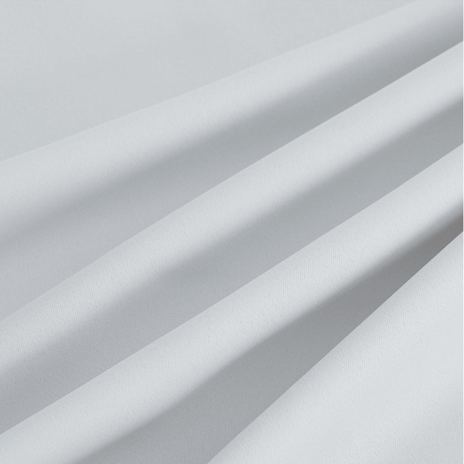 imageNICETOWN Navy Blue Blackout Panels 63 Inches Long  Grommet Thermal Insulated Shades for Living Room Yard Kids Room Laundry Pantry  1 Pair W52 x L63Greyish White