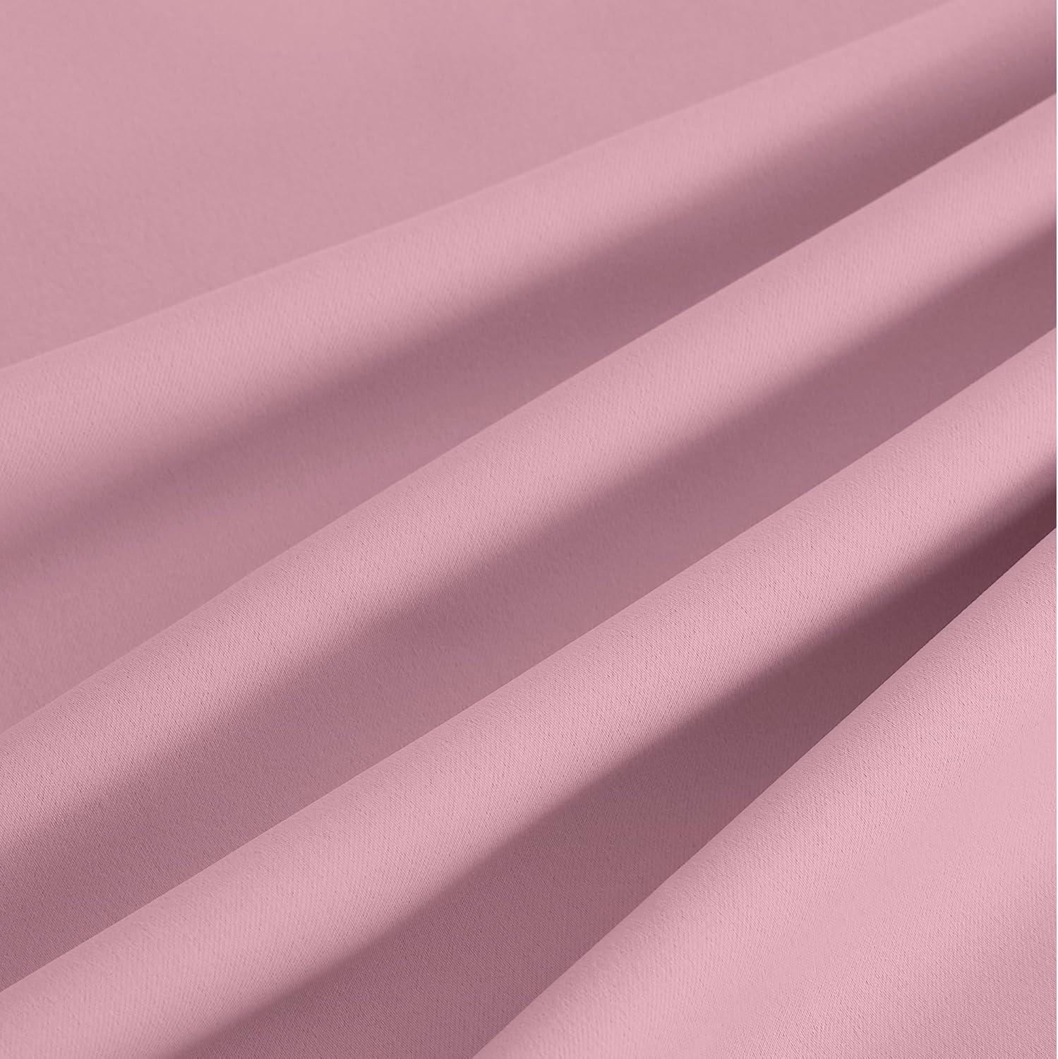 imageNICETOWN Navy Blue Blackout Panels 63 Inches Long  Grommet Thermal Insulated Shades for Living Room Yard Kids Room Laundry Pantry  1 Pair W52 x L63Rouge Pink