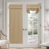 imageNICETOWN 100 Blackout French Door Curtains Privacy Curtains for Window 26 X 50 Inch Long Room Darkening Drapes Thermal Insulated Door Window Shades for Bedroom 1 Panel KhakiBiscotti Beige