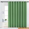 imageNICETOWN Lower Noise Room Divider Curtain Screen Partitions Forest Green 1 Panel 84quot Tall x 120quot Wide Blackout Sound Reducing Divider Room Drape for DoorwayGlass WindowSliding DoorPatio