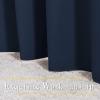 imageNICETOWN Blackout Curtain Panels 84  Window Treatment Energy Saving Thermal Insulated Solid Grommet Blackout Drapes for Living Room Navy 1 Pair 66 by 84Inch