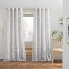 imageNICETOWN Light Filtering BohoChic Curtains ampamp Drapes Linen Blend Rod Pocket Casual ampamp Rustic Privacy Semi Sheer Bohemian Medallion Pattern for BedroomLiving Room W52 x L84 Taupe 1 PairGrey