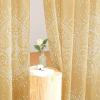 imageNICETOWN Light Filtering BohoChic Curtains ampamp Drapes Linen Blend Rod Pocket Casual ampamp Rustic Privacy Semi Sheer Bohemian Medallion Pattern for BedroomLiving Room W52 x L84 Taupe 1 PairYellow