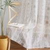 imageNICETOWN Light Filtering BohoChic Curtains ampamp Drapes Linen Blend Rod Pocket Casual ampamp Rustic Privacy Semi Sheer Bohemian Medallion Pattern for BedroomLiving Room W52 x L84 Taupe 1 PairTaupe