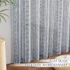 imageNICETOWN Light Filtering BohoChic Curtains ampamp Drapes Linen Blend Rod Pocket Casual ampamp Rustic Privacy Semi Sheer Bohemian Medallion Pattern for BedroomLiving Room W52 x L84 Taupe 1 PairNavy Blue