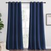 imageNICETOWN Navy Blackout Curtains 108quot Long for Living Room 55quot W Set of 2 Thermal Insulated Window Treatment Light Reducing Room Darkening Drapes for Boys Kids Bedroom Classroom Apartment