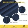 imageNICETOWN Blackout Curtain and Drape for Kitchen  Thermal Insulated Solid Grommet Top Blackout PanelDrapery for Kids Room Navy 1 Panel 52 x 54 inches