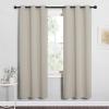 imageNICETOWN Blackout Curtains for Bedroom 72 inches Long Curtains ampamp Drapes for Living Room Thermal Insulated Window Treatment Draperies for Nursery Natural 34quot by 72quot