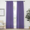 imageNICETOWN Blackout Curtain Panels Window Draperies  Lilac Color 34Inch Wide x72Inch Long 2 Pieces Home Decoration Light ampamp Noise Reducing Window Covering Room Darkening Drapes for Bedroom