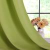 imageNICETOWN Blackout Curtains ampamp Drapes for Bedroom Fresh Green W34 x L48 Set of 2 Triple Weave Grommet Top Thermal Insulated Light Blocking Panels for BathroomLiving Room