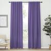imageNICETOWN Blackout Curtain Panels Window Draperies  Lilac Color 34Inch Wide x72Inch Long 2 Pieces Home Decoration Light ampamp Noise Reducing Window Covering Room Darkening Drapes for Bedroom