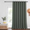 imageNICETOWN Dark Mallard Blackout Curtains for BedroomLiving Room 132 Inch Length  Thermal Insulated Room Darkening Grommet Top Window Curtains 100 by 132  Inch 1 Panel