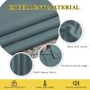 imageNICETOWN Bedroom Blackout Curtains Panels  Triple Weave Energy Saving Thermal Insulated Solid Grommet Blackout Draperies for Patio 1 Pair Greyish Blue W52 x L95 Inch