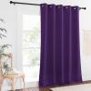 imageNICETOWN Blackout Curtains 84 Inch Length Thermal Insulated Curtains for Bedroom Grommet Energy Saving Room Darkening Drapes for Living Room Window 1 Panel Royal Purple 66quot W x 102quot L
