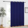 imageNICETOWN Navy Blue Blackout Curtains 84 inch Length Grommet Top Room Darkening Drapes for Bedroom Living Room Light Blocking Window Covering for Privacy W66 x L84 Inch 1 Panel
