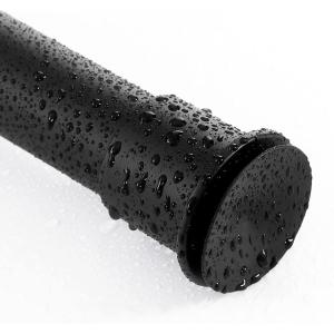 imageNICETOWN Doorway Curtain Rod for Window 28quot to 48quot Premium Tension Curtain Rod Without Drilling Rust Free and NonFall Down Doorway Cupboard Short Tension Pole Black 28quot  48quotMatt Black