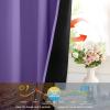 imageNICETOWN 100 Blackout Kitchen Curtain Panels Cold and Full Light Blocking Drapes with Black Liner 48 Inches Drop Thermal Insulated Draperies for Cafe White 2 Pieces 37 inches Wide Each PanelLilac Purple