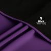 imageNICETOWN 100 Blackout Kitchen Curtain Panels Cold and Full Light Blocking Drapes with Black Liner 48 Inches Drop Thermal Insulated Draperies for Cafe White 2 Pieces 37 inches Wide Each PanelRoyal Purple