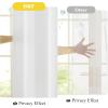 imageNICETOWN NonSeeThrough White Privacy Sheer Curtains 90 inches Long 2 Panels 52quot Wide Grommet Window Curtains Drapes for Living Room Bedroom Home Decoration Light Filtering Elegant Window DrapesOff White