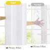 imageNICETOWN NonSeeThrough White Privacy Sheer Curtains 90 inches Long 2 Panels 52quot Wide Grommet Window Curtains Drapes for Living Room Bedroom Home Decoration Light Filtering Elegant Window DrapesWhite